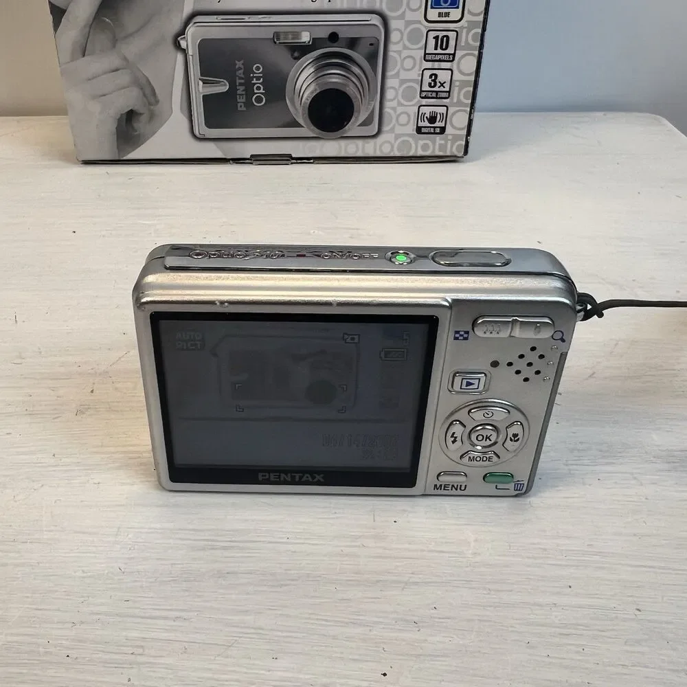Pentax Optio S10 10MP Digital Camera – Complete in Box